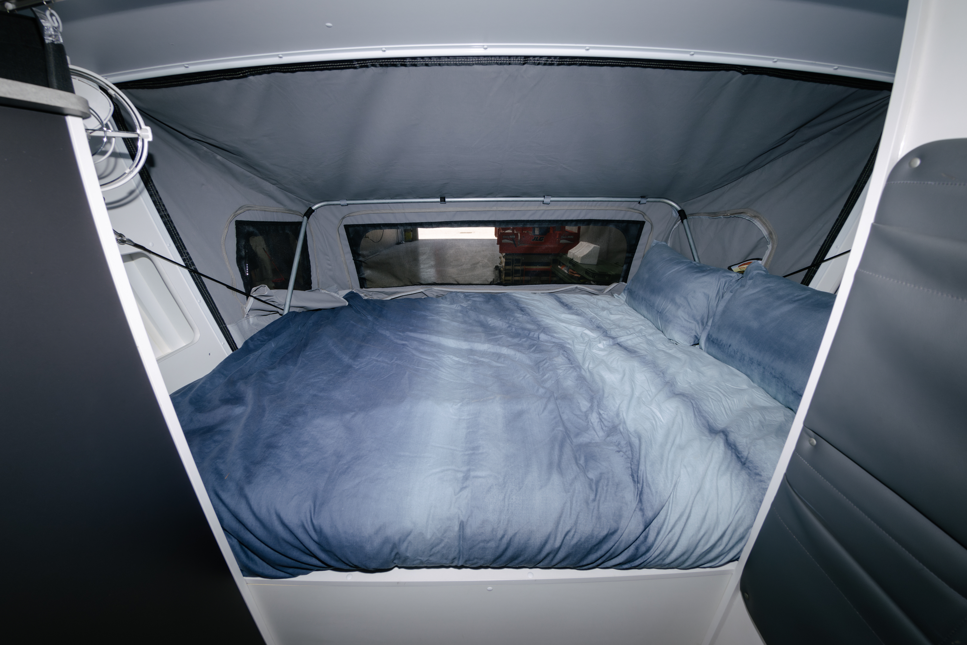 Toy hauler hire for quad bike and surfboard storage