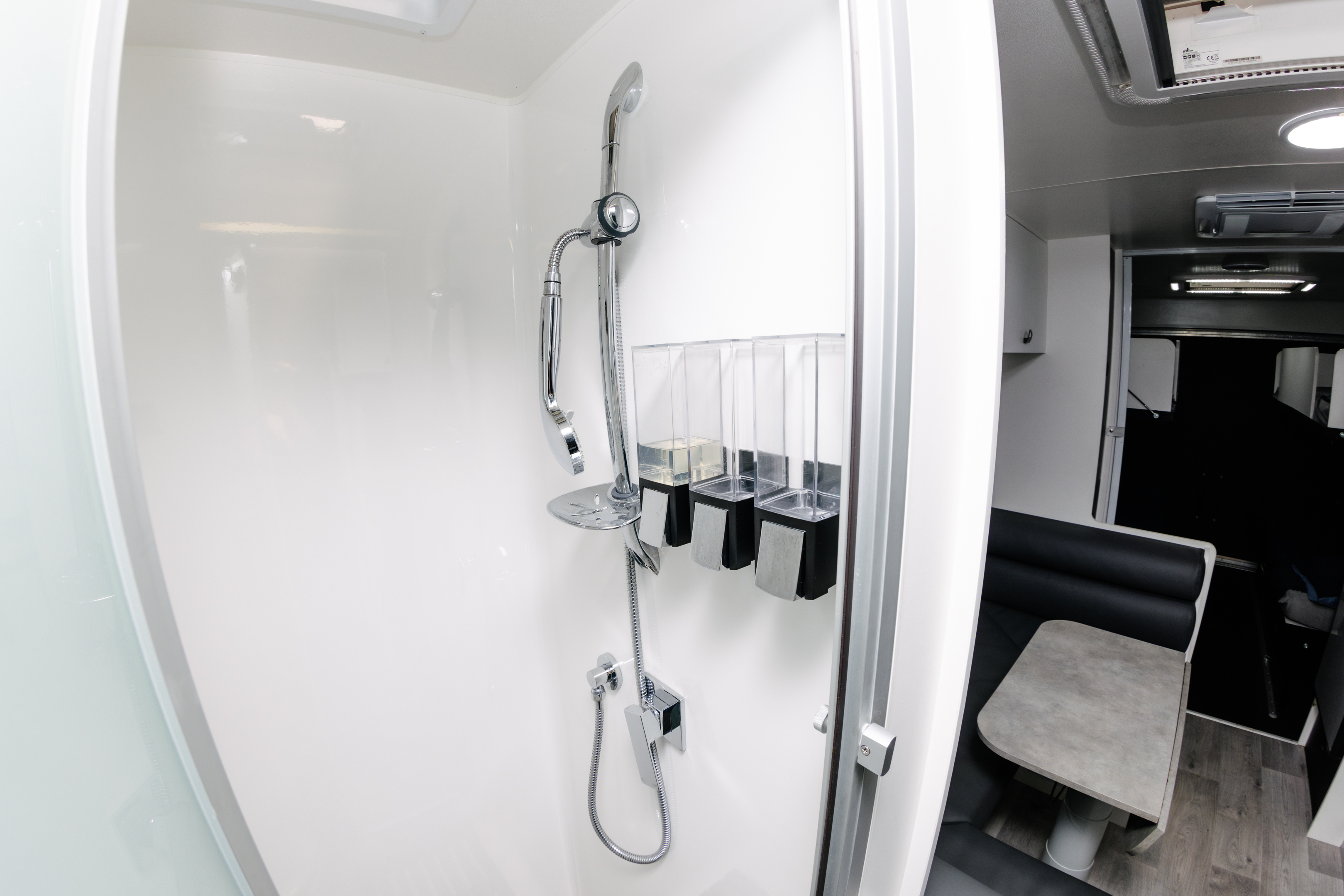 Luxury RV-style caravan hire for families